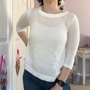 White Banana Republic Sweater